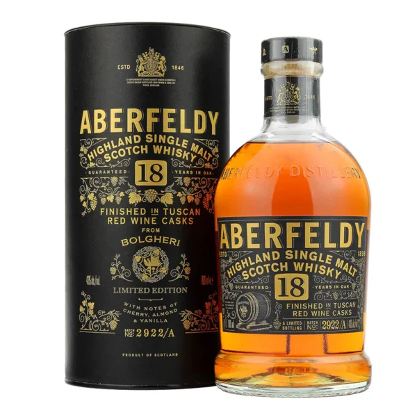Aberfeldy 18 Year Old Bolgheri Tuscan Wine Cask Finish