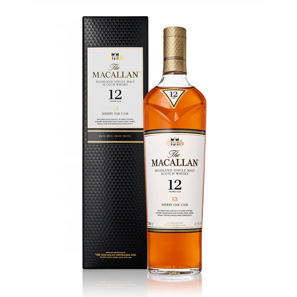 macallan_12_sherry The Macallan 12 Year Old Sherry Oak - Image 1